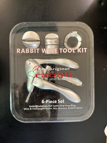 Rabbit wine tool kit piece - rabbit, 6-piece